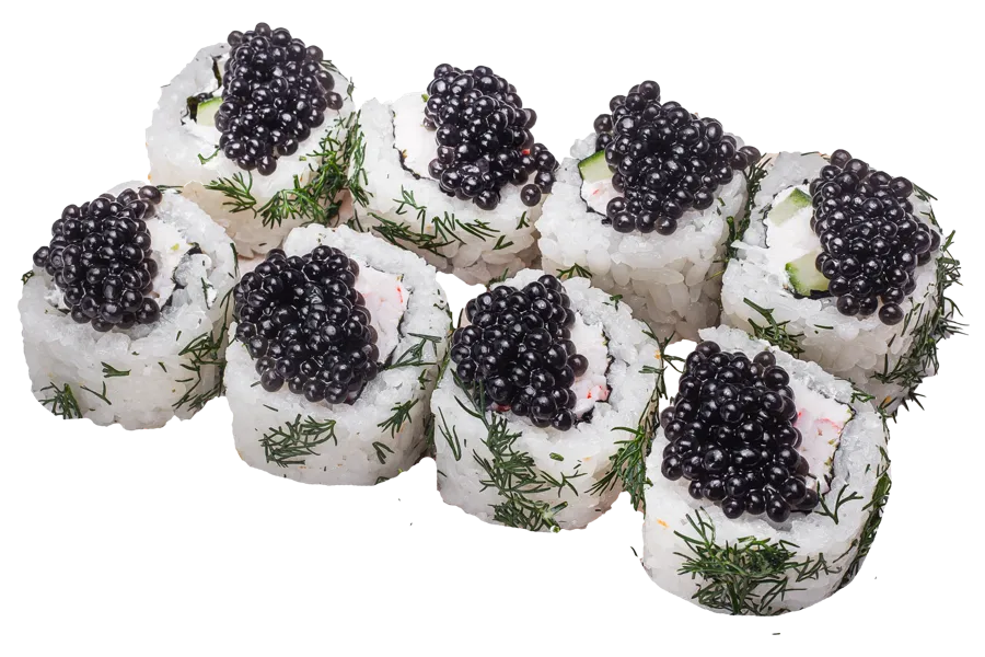 РОЛЛ С КРАБОМ И ИКРОЙ